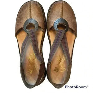 Rieker Antistress Daisy Medallion Beige Flat Sandals US 6